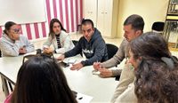 El concejal de Juventud se reúne con la Asociación Juvenil de San Bartolomé de Geneto